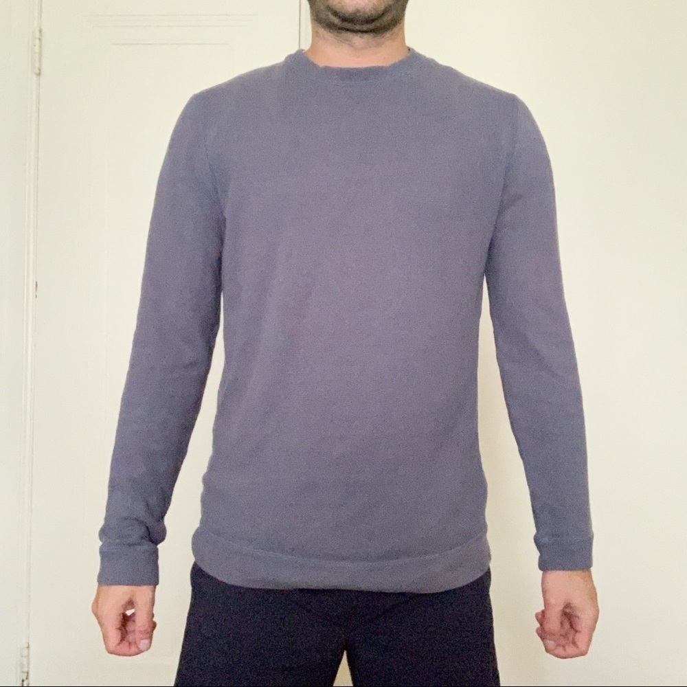 Naked & Famous Denim Crewneck Sweater Men’s Size Small